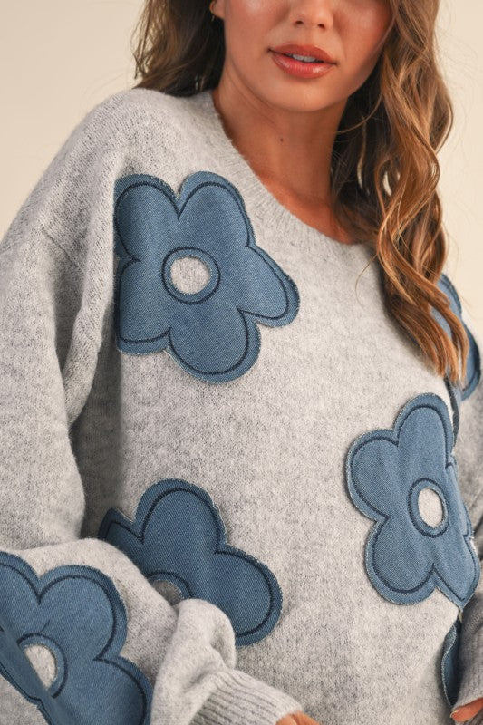 Groovy Bloom Sweater