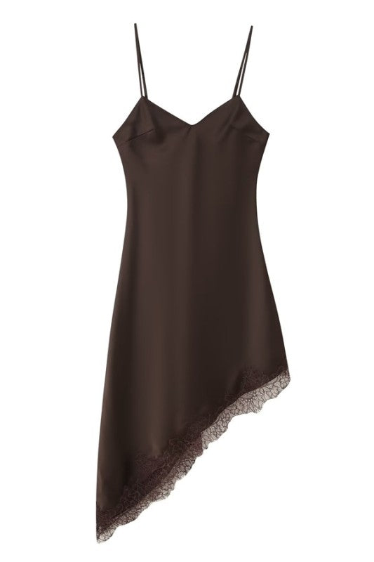 Mocha Whisper Slip Dress