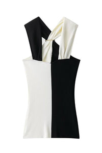 Monochrome Twist Top