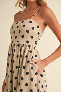 Polka Dot Maxi Dress