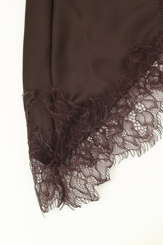 Mocha Whisper Slip Dress