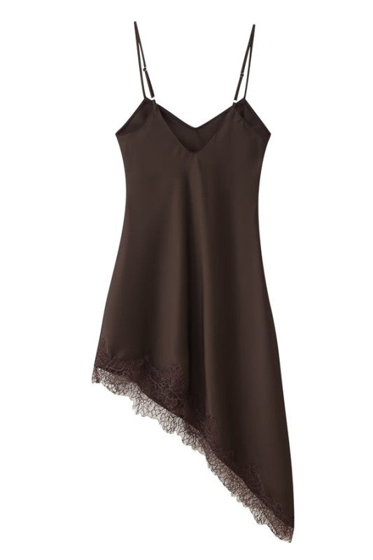 Mocha Whisper Slip Dress