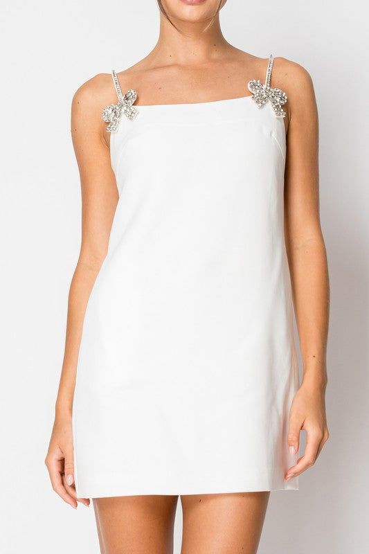 White Dazzle Mini Dress