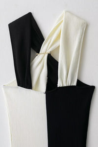 Monochrome Twist Top