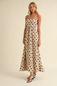 Polka Dot Maxi Dress