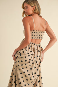 Polka Dot Maxi Dress