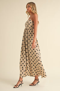 Polka Dot Maxi Dress