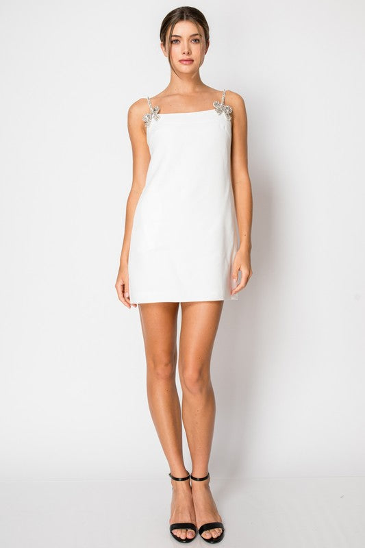 White Dazzle Mini Dress