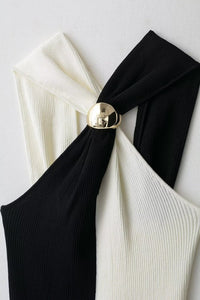 Monochrome Twist Top