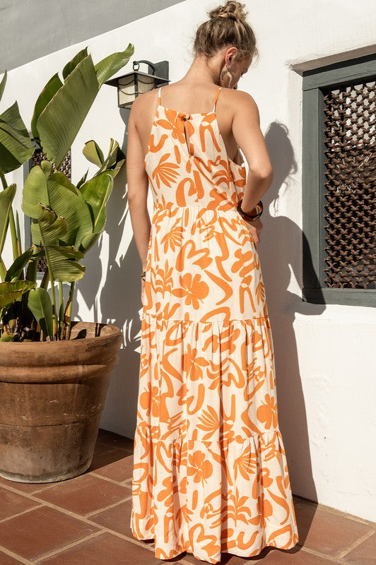 Tangerine Skies Dress