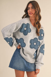 Groovy Bloom Sweater